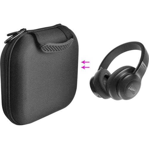 Portable Headphone Box Bag Case for JBL E45BT E40BT E55BT Soundgear UA Flex Duet NC Wireless JR300 T450BT V750NC Headphones