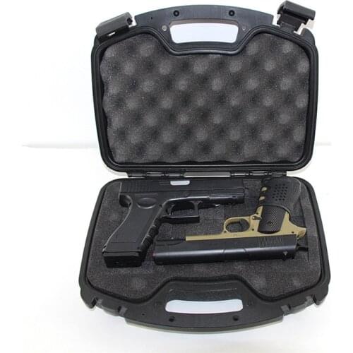 Tactical Pistol Gun Storeage Case Airsoft Hard ABS Padded Gun Holster Carry Box Protection Pistol Cover Box Hunting Accessories