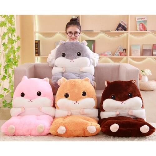 Cute Cartoon Chair Cushion for Home Decor and Office Thicken Seat Pad Sofa Home Decorative Pillow Car Seat Nap Plush Pillow