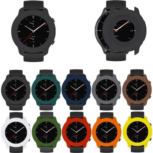 For Amazfit GTR 2 Softness Explosion-proof Anti Fracture Full Hemming Wrist Watch Silicone Protective Cover