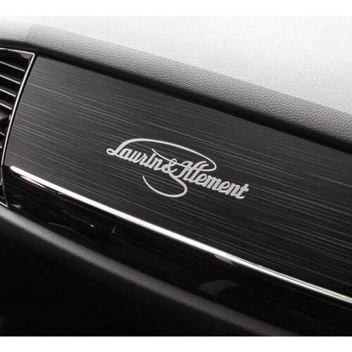 For Skoda Octavia Rapid Spaceback Superb Kodiaq Karoq Yeti Kamiq Car Laurin & Klement Stickers Interior Decoration Accessories