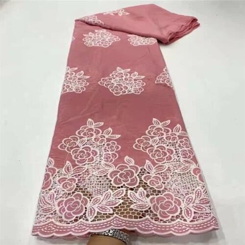 New Style African Chiffon Laser Hole Embroidery Fashionable soft lace fabric 2021 High Quality Classic French Lace A22-78