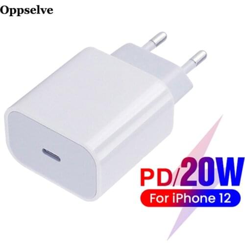 Oppselve 20W USB Type C Charger For iPhone 12 Pro Max 11 Quick Charge 4.0 3.0 QC PD USBC USB-C Fast Charging Travel Wall Charger