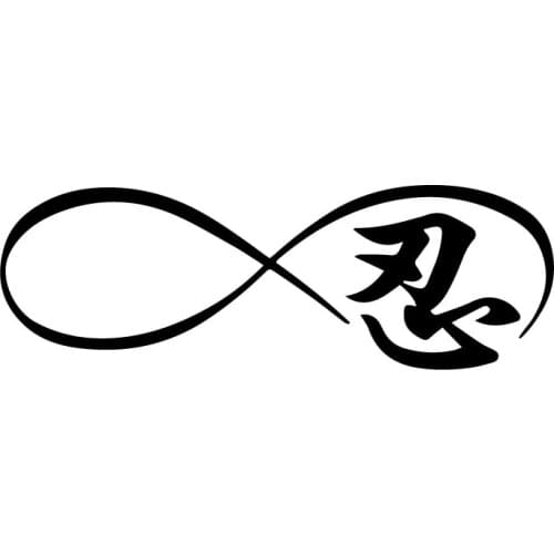 Creative Chinese Characters Forbearance Fun Car Sticker PVC Personalized Auto Windows Exquisite Waterproof Decal Decorate