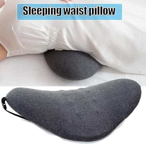 Lumbar Support Pillow with Memory Foam Durable Comfortable Soft suitable for Pregnant Women Back Sleepers Side Sleepers can CSV