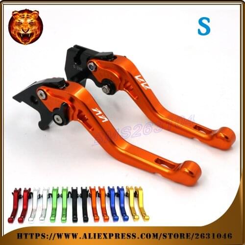 Adjustable Short Brake Clutch Levers For SUZUKI RV125 VANVAN VAN RV-125 2003 04 05 06 07 08 09 11 12 13 Free Shipping Motorcycle