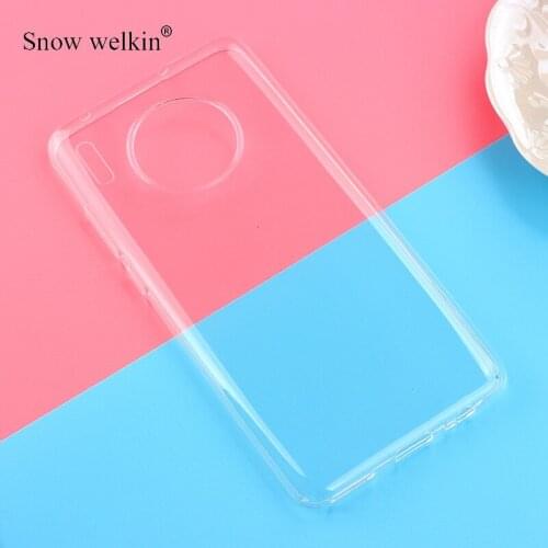 For Huawei Mate 30 Luxury Transparent Silicone Soft TPU Phone Case For Huawei Mate 30 Lite Pro Ultra Thin Cases Back Cover