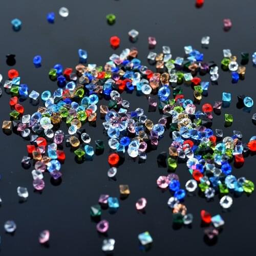 Ss6/ss8/ss12 colour pointed unfoiled back glitter Crystal glass Rhinestones nail art Decoration diy handmade jewelry accessories