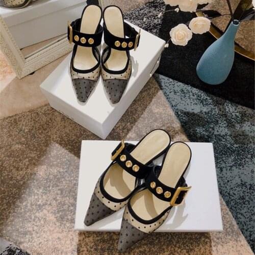 Womens Shoes Brands Designer Dress Pumps New Fashion Ladies Sandals Pointed Toe Summer Shoes For Women Hot Sell Ladies Shoes