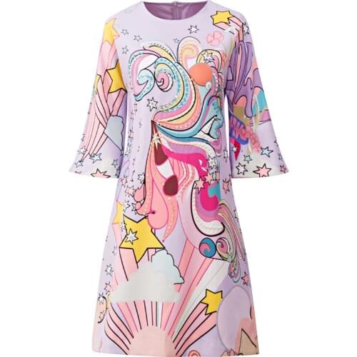 DIDABOLE Mini Dress Designer High Quality Summer New WomenS Round Neck Print Fashion Diamond Gorgeous Elegant Party Dresses