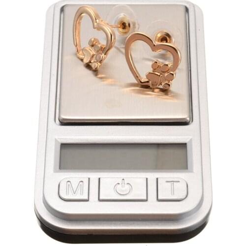 1 pcs Stainless Steel Plastic Digital Pocket Scale Six Various Weigh Modes LCD Display Measuring Tools Kitchen Scales