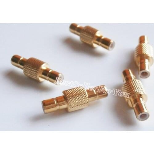 1Pcs SMB Male Plug to SMB Male Plug Straight RF Adapter Connector SMB Female