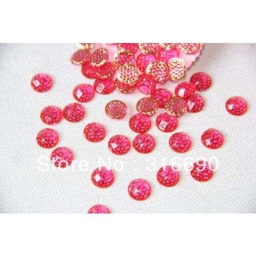 10mm very beautiful AB pink round flatback rhinestone for Decoration and DIY 200pcs/lot