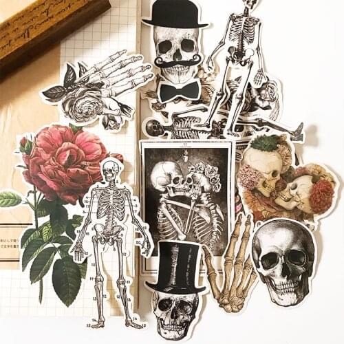 14 PCS Sexy bones elegant slut Stickers Crafts And Scrapbooking stickers kids toys book Decorative sticker DIY Stationery