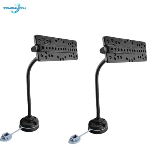 2PCS 360 Degree Swivel Universal Marine Kayak Electronic Fish Finder Mount Base GPS Plate Rotating Boat GPSMAP Supportor Marine