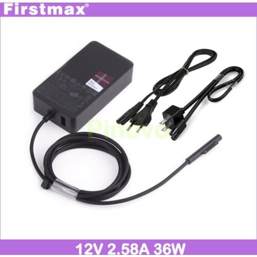 Firstmax 12V 2.58A 36W 1625 laptop Adapter for Microsoft tablet pc Charger Surface Pro 3 1631 Pro 4 core i5 i7 1724 Surface Book