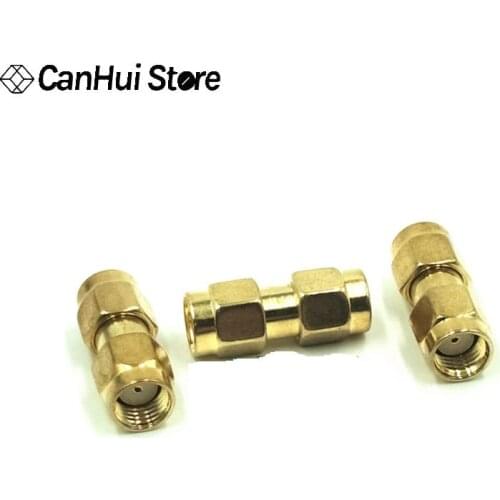 2pcc SMA Stecker auf RP-SMA männlich weiblich pin RF Coax Adapter Gerade vergoldet NEUE SMA Männlichen Loch zu SMA männlichen Lo