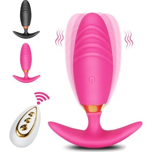 Anal Vibrator Remote Control Butt Plug Prostate Massager Anal Plug Bullet Clitoris Stimulator Sex Toys For Adults Gay