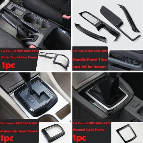 Car Styling Accessories External Interior Carbon Fiber Decorative Trim Sticker trim case For Ford Focus 2 mk2 2005-2008