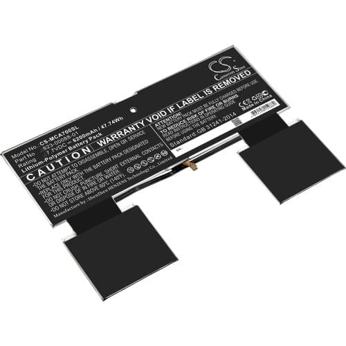 CS 6200mAh / 47.74Wh battery for Microsoft Surface A70 823-00088-01