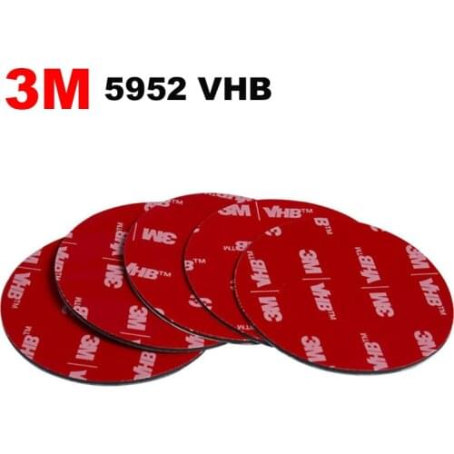 Double-Sided 3M Self Adhesive Sticker Sticky Pad Mounts Pads for Dash Cam Camera 3M 5952 Double Sided Sticker black color