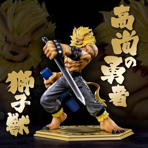 Spot【Yihong】Miman Studio Lion Beast GK Limited Edition Handmade Resin Statue Figure Model