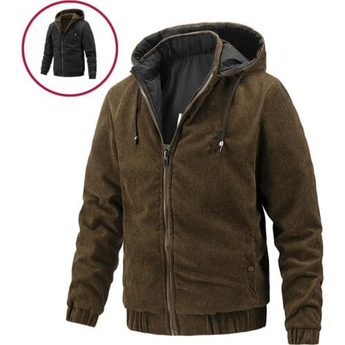 GELITAYIN Mens Corduroy Jackets