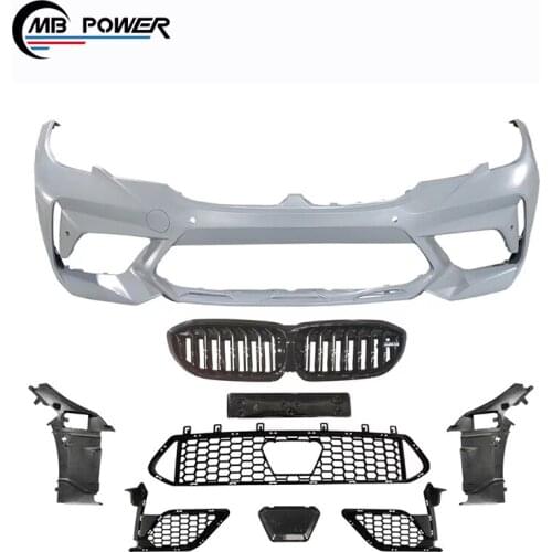 High quality 3 series g20 M2C front bumper kit with grille fit for 3 series g20 M2C front bumper with grille bodykits