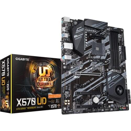 Gigabyte X570 UD DDR4 PCI-E 4.0 M.2/SATA3 USB3.2 Gen 1 AMD RYZEN CPU AM4 ATX Motherboard