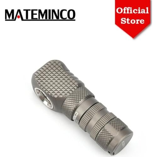 MATEMINCO G01 1200lm Type-C Rechargeable Cree XP-L Magnetic Headlamp L-shape Angle LED Flashlight for Camping, Hiking