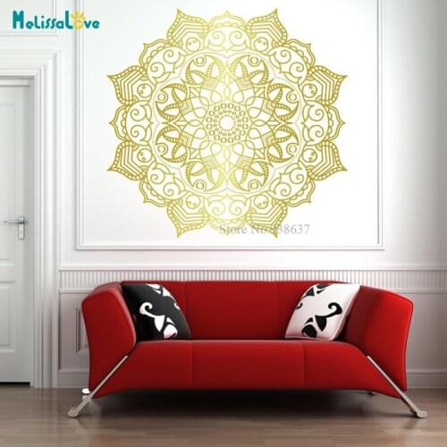 New Mandala Flower Wall Stickers Decor For Living Room wallstickers Bedroom Decor Vinyl Decal Sticker vinilos decoration BB268