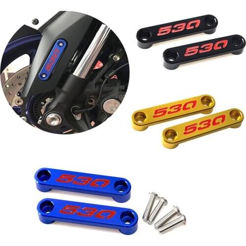 Suitable for Yamaha TMAX 530 T MAX 530 T-max 530 2015 2016 motorcycle front fender front axle copper plate decorative cover
