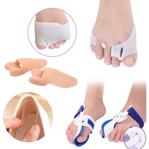 Silicone Pad Bone Thumb Corrector Bunion Protector Toe Separator Hallux Valgus Correction Straightener Foot Orthopedic Tools