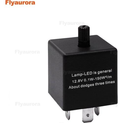 Turn Signal Indicator 12V 3Pins Adjustable LED Flasher Relay Fix Blinker Indicator CF14 Car motorcycle accessories Automobile