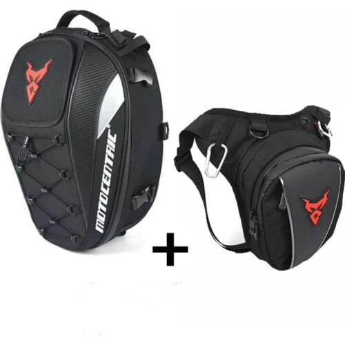 High Capacity Motorcycle Rear Bags Top Case Moto Shoulder Backpack Reflective Motorbike Back seat bag Motor Leg bag Waist Pocket