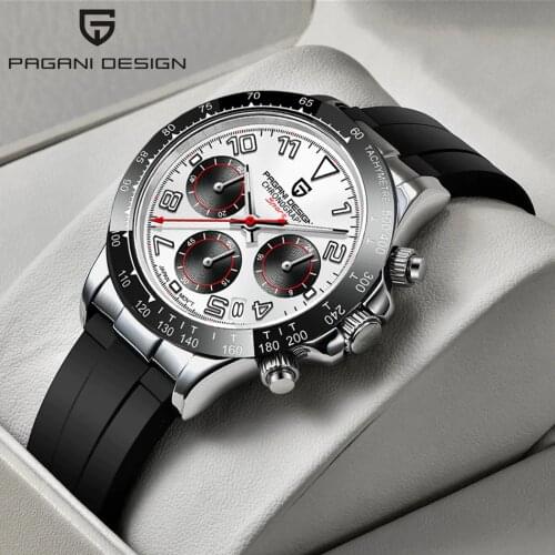 2021 PAGANI DESIGN Quartz Mens Watch Japan VK63 Automatic Watch Mens Multifunctional Luxury Chronograph Waterproof WristWatch