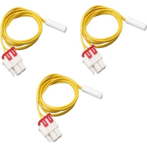 3Pcs DA32-00006W Refrigerator Defrost Temp Sensor Replacement for Samsung AP41336842 DA32-10105R DA32-10105R