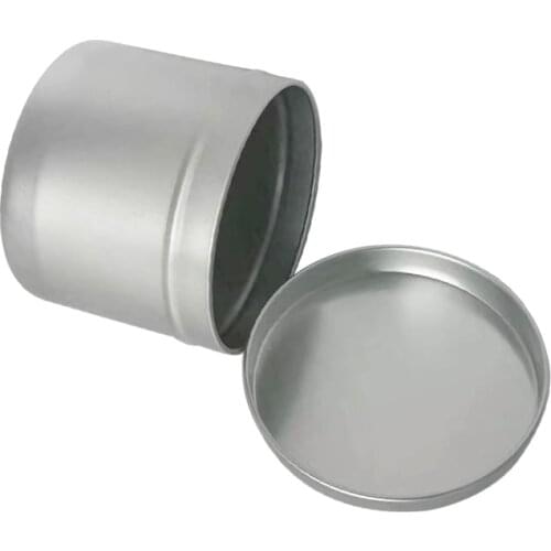 3ps Empty Aluminium Cosmetic Container Balm Silver Metal Jar Can Tin For Ointment Hand Cream Nail Gel Powder Makeup Tools