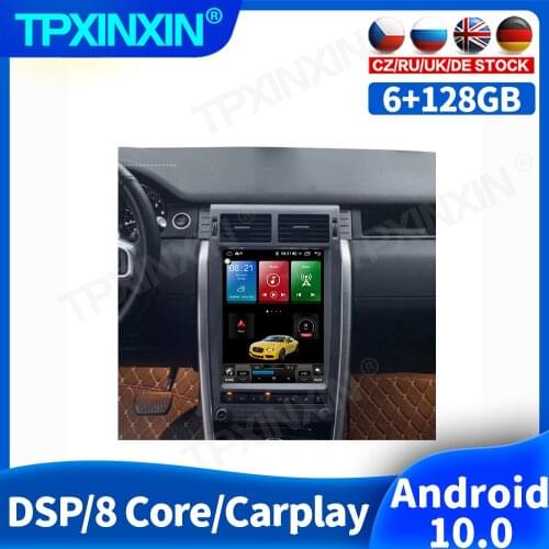 Android 10.0 Tesla Style Screen Car Radio For Land Rover Discovery 2016 - 2020 Multimedia Video Player Navigation GPS Auto 2din