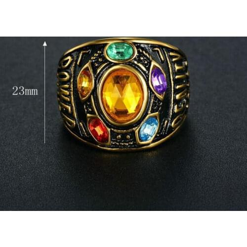 Black King Rings With Diamonds