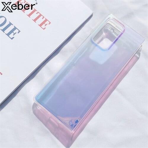 Purple Laser Glitter Phone Case For Samsung S21 S20 FE Note 20 Ultra 10 Lite 9 8 S9 S10 Plus S8 A51 A71 Soft Silicone Back Cover