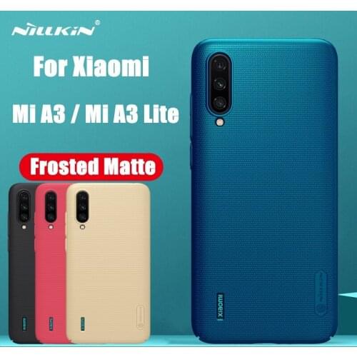 Mi A3 Case NILLKIN Frosted PC Matte Hard Back Cover Gift Phone Holder For Xiaomi Mi A3 Lite A3Lite