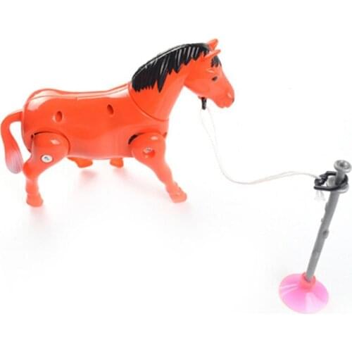 Children Electric Horse Pony Rotating Toy Kids-Around Pile Developmental Gift Model Farm Assemble Educational Toys For Children
