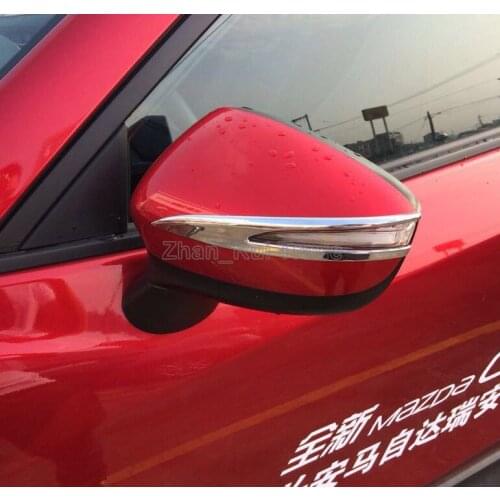 For Mazda CX-5 CX5 2015 2016 ABS Chrome Car Accessories Side Mirror Trim Rear View Molding