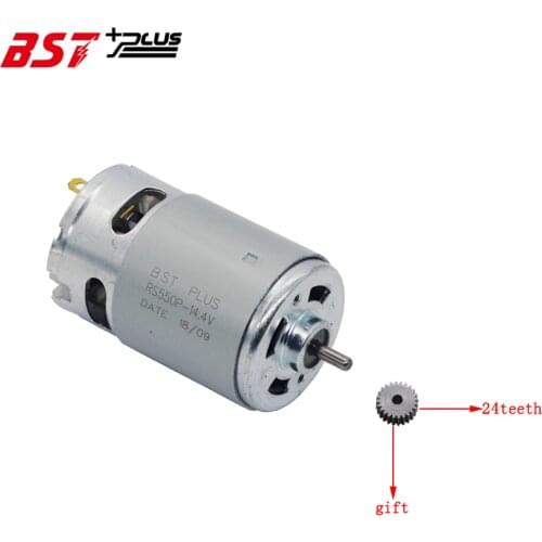 RS550 Motor (24TEETH GEAR) 20000RPM 7.2V/9.6V10.8V/12V/14V/14.4v/16.8V/18V/21V/24V/25V FOR BOSCH MAKITA HITACHI CORDLESS DRILL