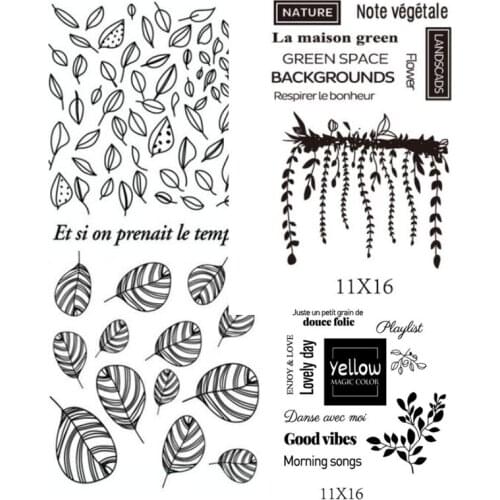 French Clear Silicone Stamp / seal for DIY Scrapbooking / Album Decorative Clear Stamp Sheets A217