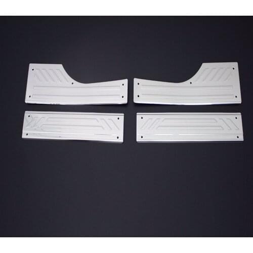 Fit For Opel Combo D Chrome Interior Door Sill 4 Piece Gemstone 2011-2018 From Chrome Styling Moulding Trim Tunning Modified designed