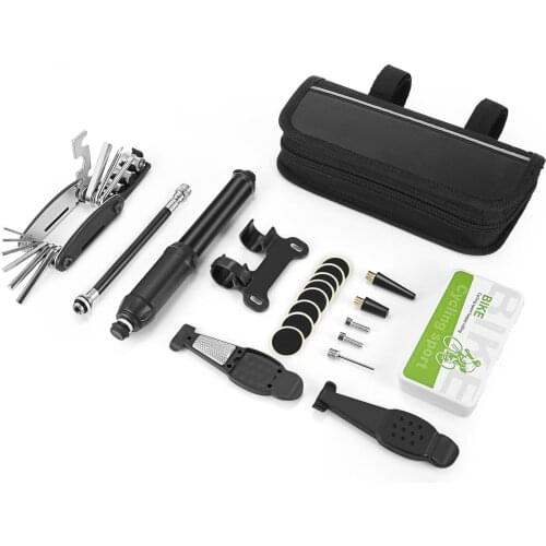 Bicycle Repair Kits Bag Multifunction Tools kit MTB set Bike Cycling Equipment Wrench Repair Tool Sets air pump tool wheel