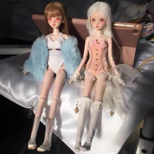 1:6 scale 22 joints Movable Elf Ears Naked Doll Body Girl Female Model Doll Makeup DIY Kids Toy