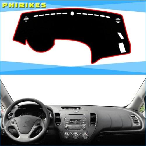 For Kia Cerato Forte K3 2013 2014 2015 2016 2017 2018 Car Dashboard Cover Pad Mat Dash Sun Shade Instrument Carpet Accessories